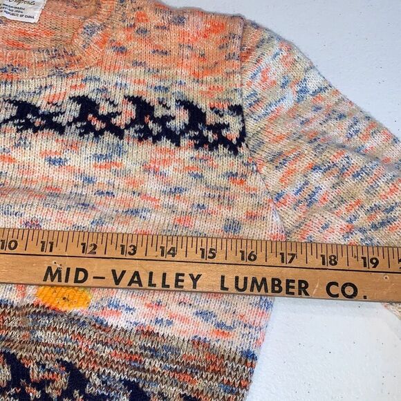 Vintage Exclusive Imports 60’s Novelty Mod Women’s Crew Neck Sweater Size Medium - Picture 14 of 16